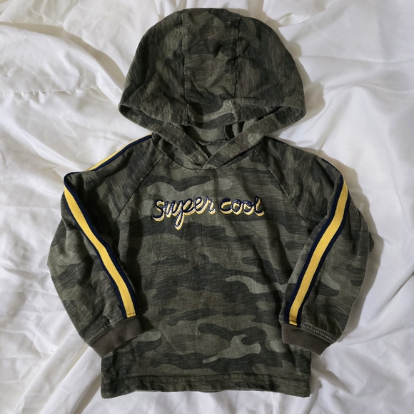 Carter's Other - Carter's Camo "Super Cool" Hoodie
